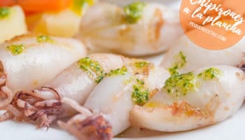 Receta de chipirones a la plancha