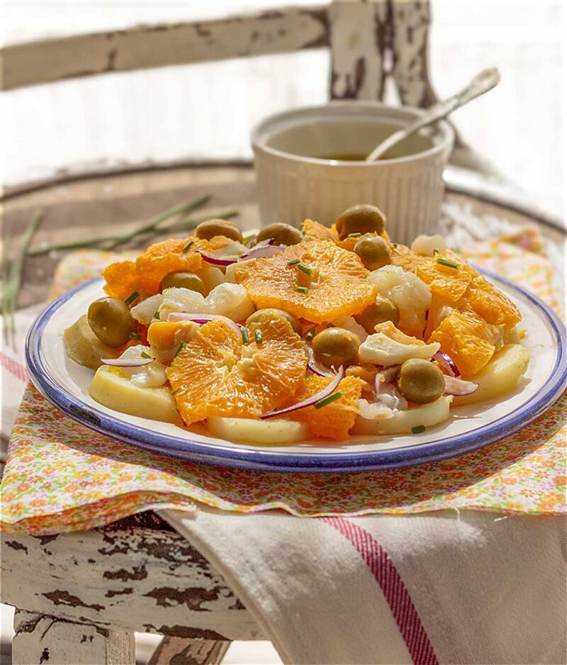 como hacer ensalada malagueña