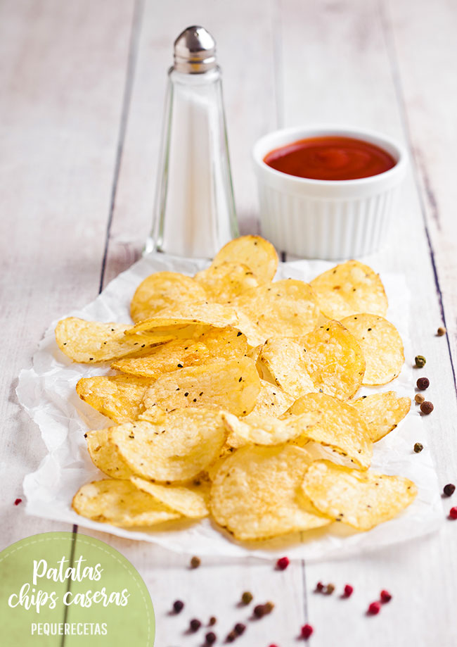 Cómo freír patatas chips en casa (muy crujientes) PequeRecetas