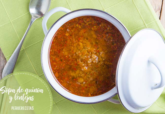 sopa de quinoa receta