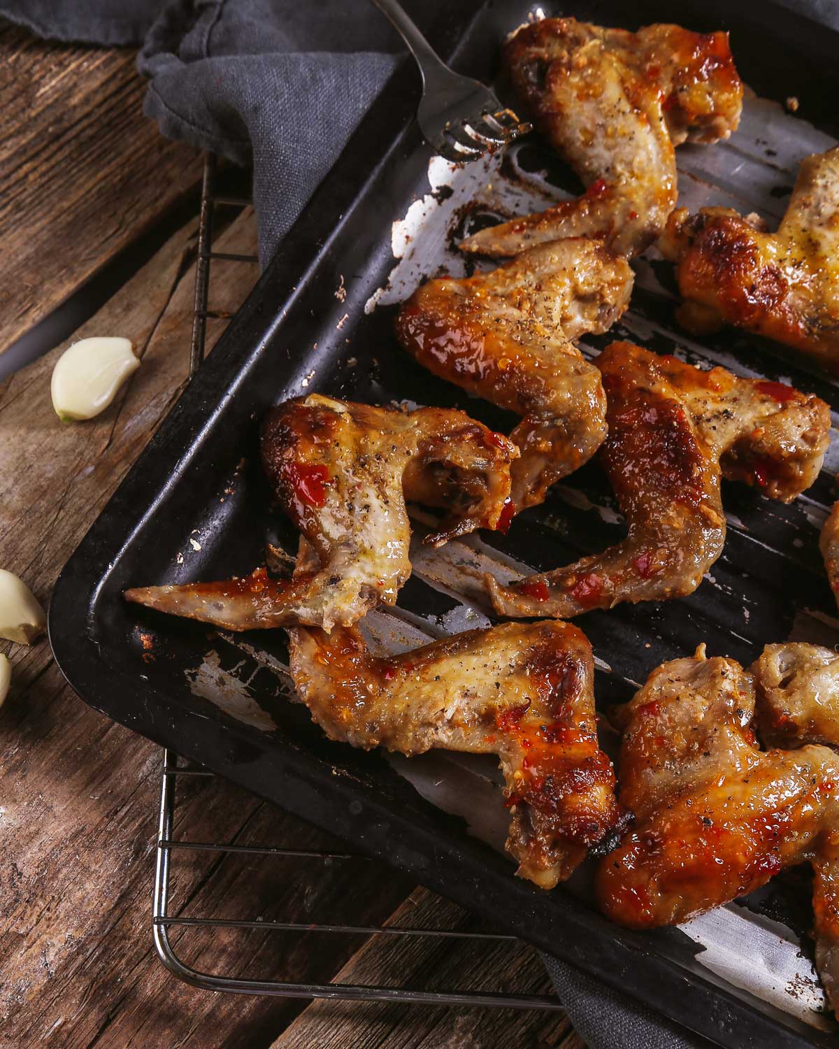 Alitas De Pollo Al Horno Crujientes Receta Fácil