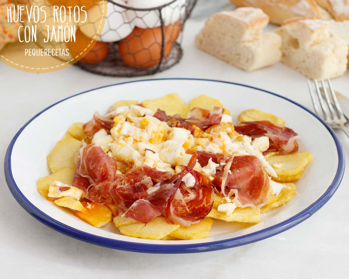 Como Hacer Huevos Rotos Con Jamon