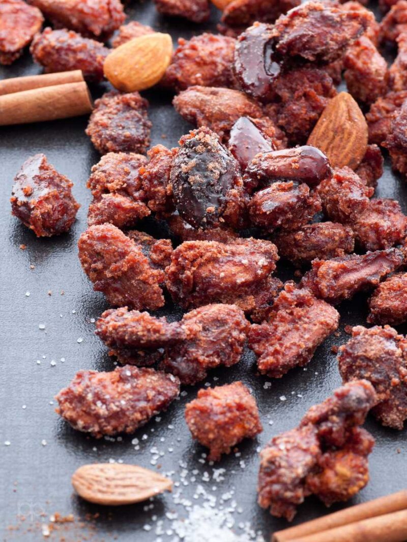 como hacer almendras garrapiñadas caseras