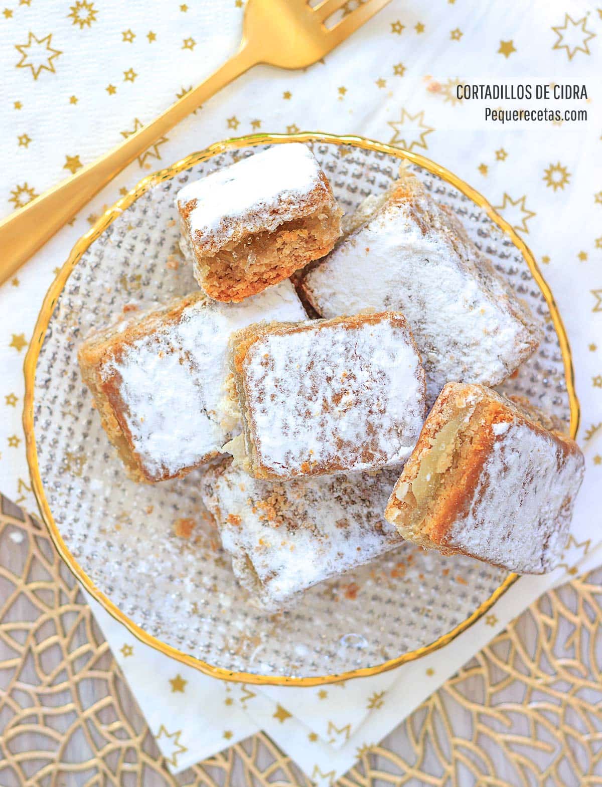 cortadillos de cidra dulce de navidad receta