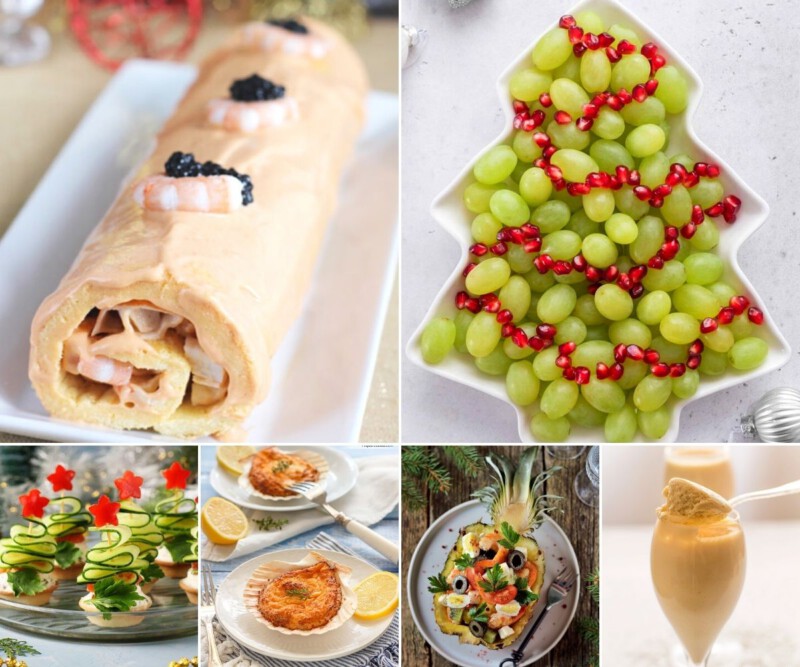 Menú de Nochevieja para cena de Año Nuevo