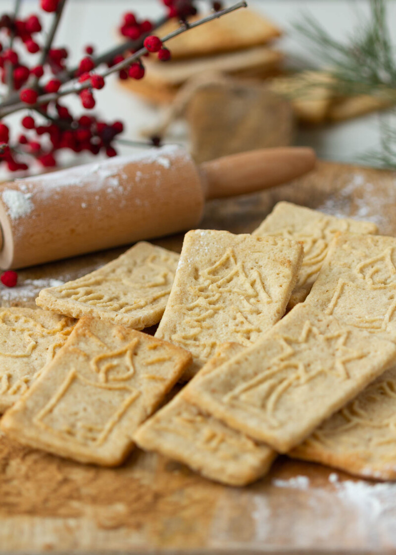 speculoos galletas spekulatius - Triángulos de avellanas y chocolate (galletas Nussecken alemanas navideñas) Galletas Speculoos o Spekulatius