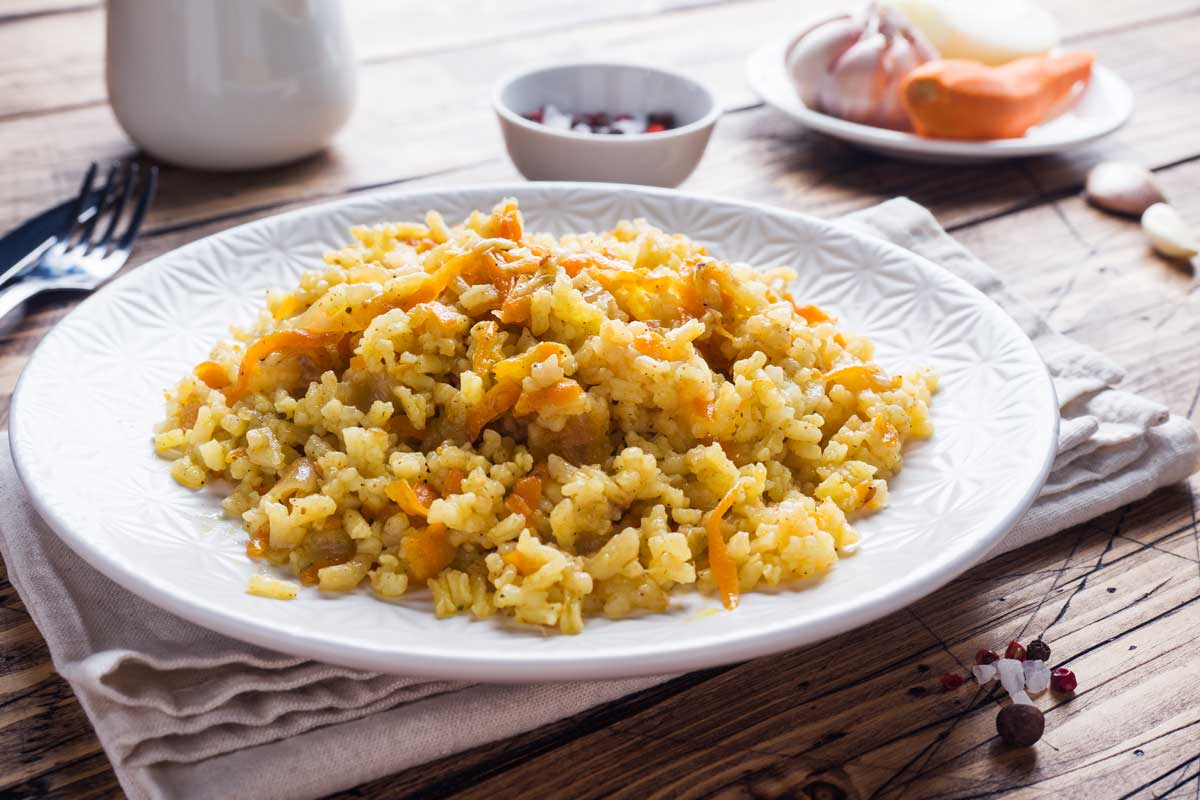 Cómo hacer arroz Pilaf (receta FÁCIL de Pilaf con Verduras) PequeRecetas