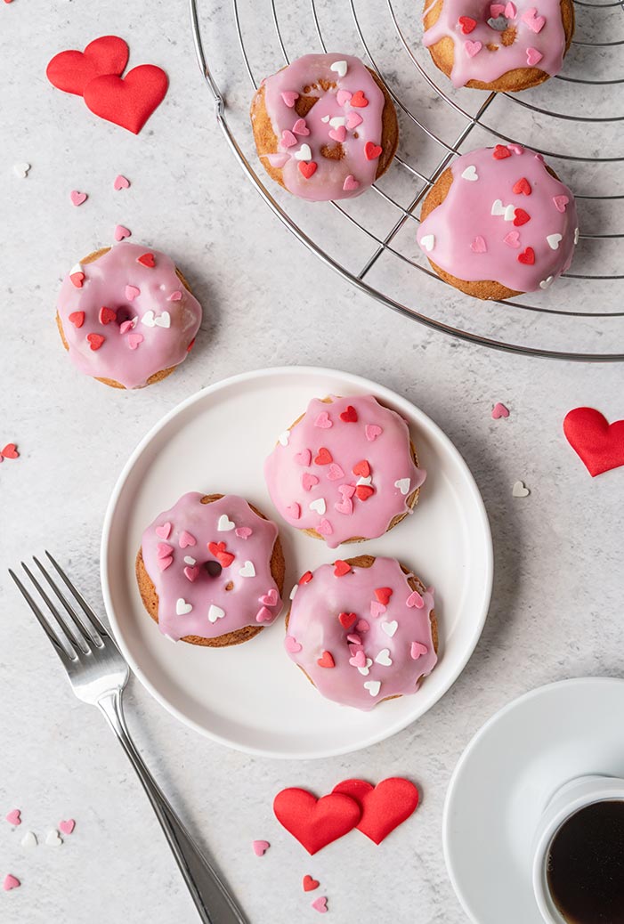 Donuts para San Valentín