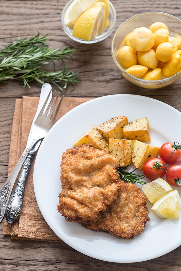Receta de escalopes vienenes