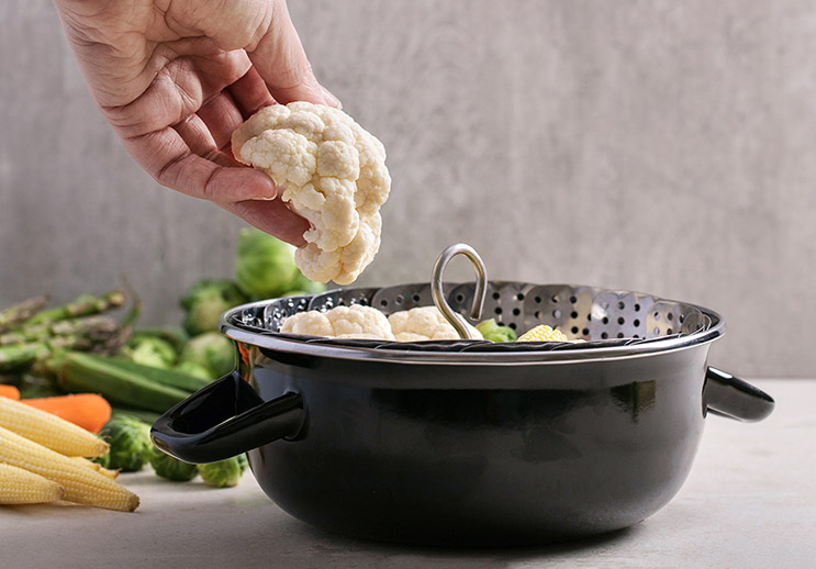 Cocer coliflor sin olor