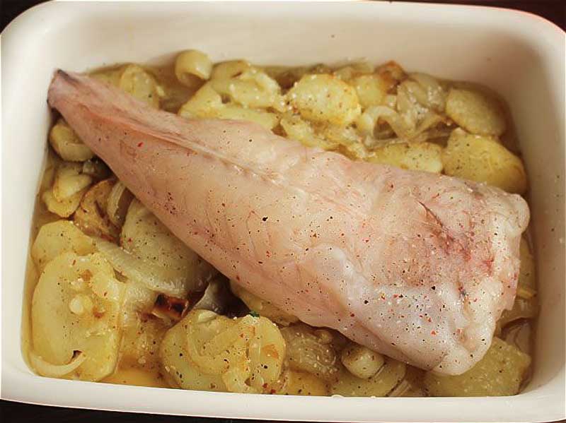 como hacer rape al horno