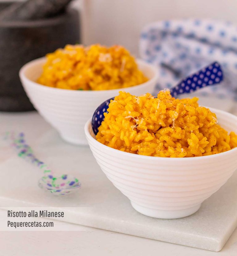 Arroz a la Milanesa o "Risotto alla Milanese" PequeRecetas