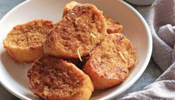 vegan torrijas without eggs and without milk