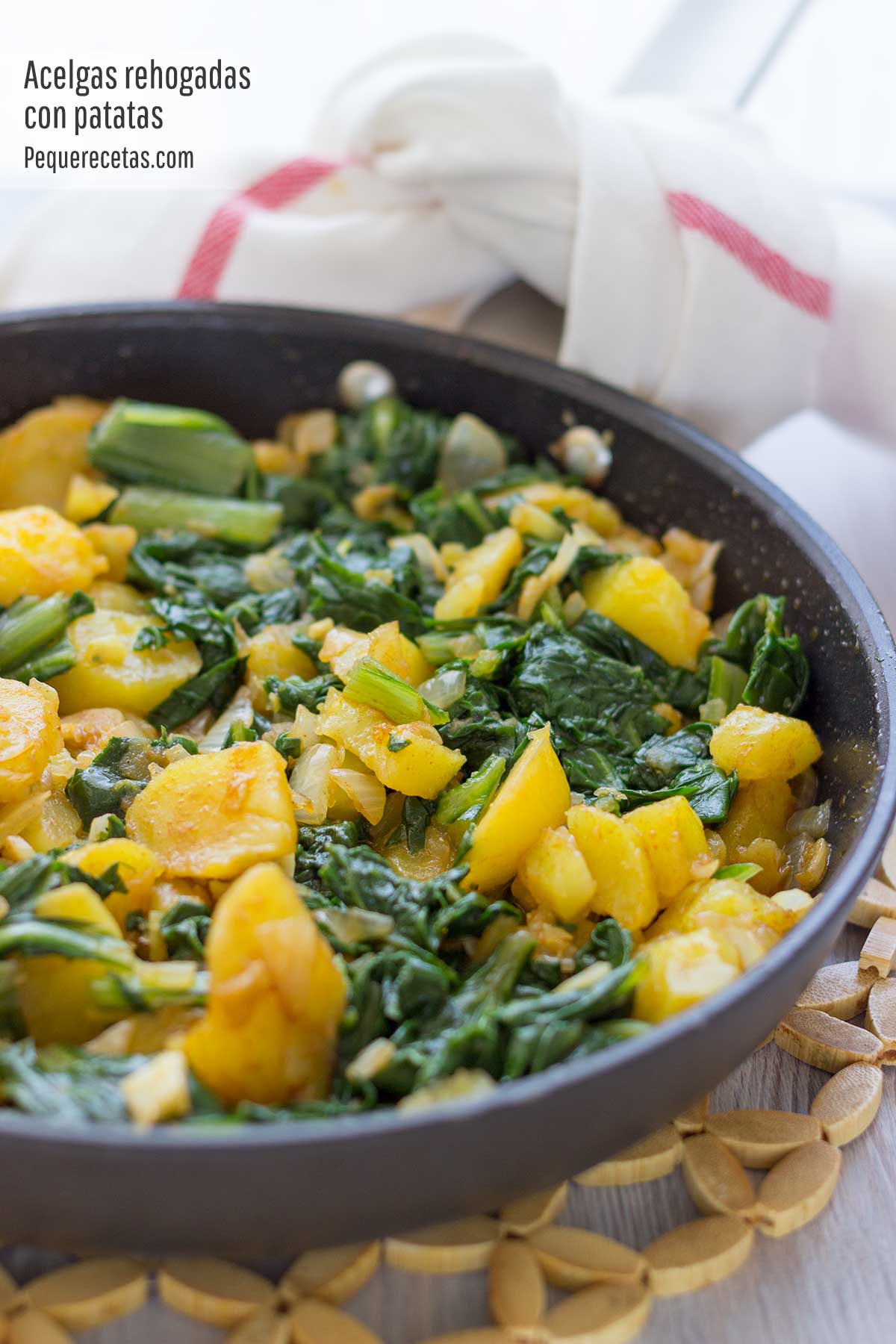 como hacer acelgas con patatas