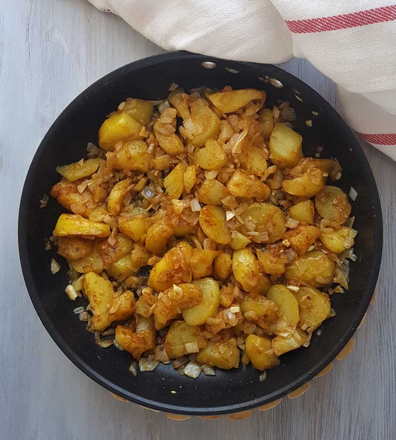 patatas con acelgas