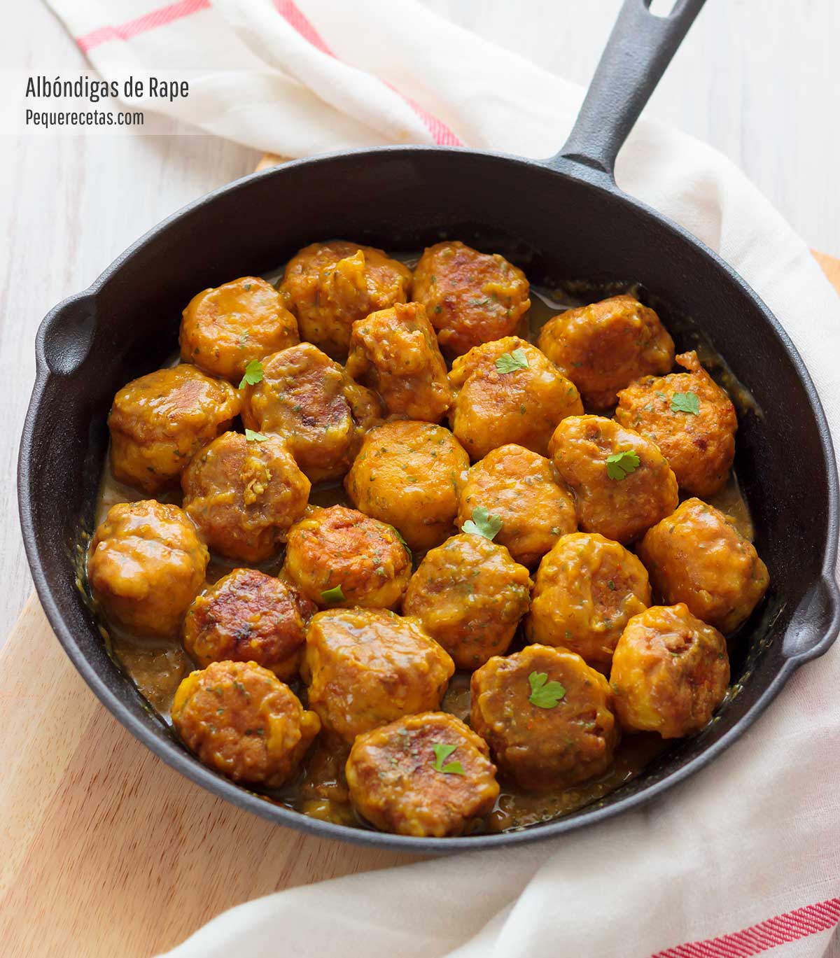receta albondigas de rape