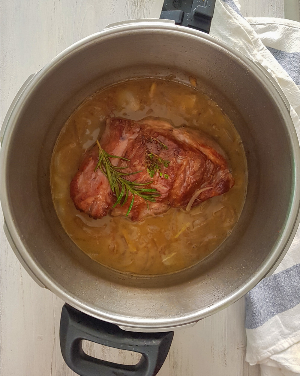 lomo a la naranja en olla express