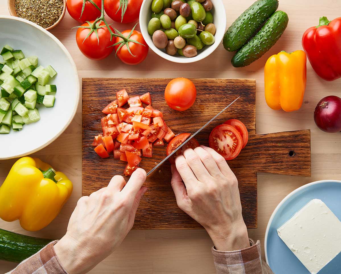 Receta de ensalada griega