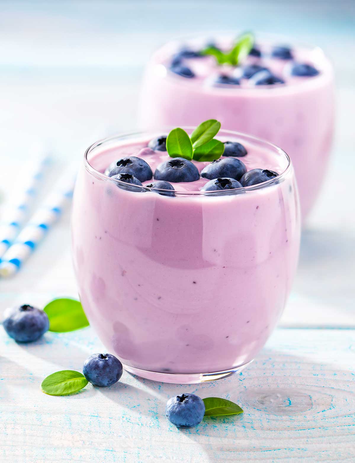 blueberry smoothie -
