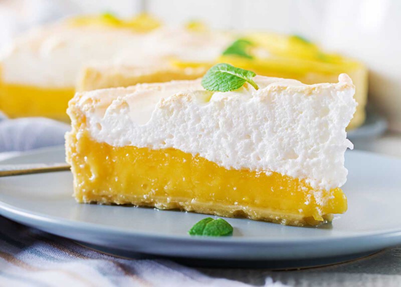 tarta de limon con merengue