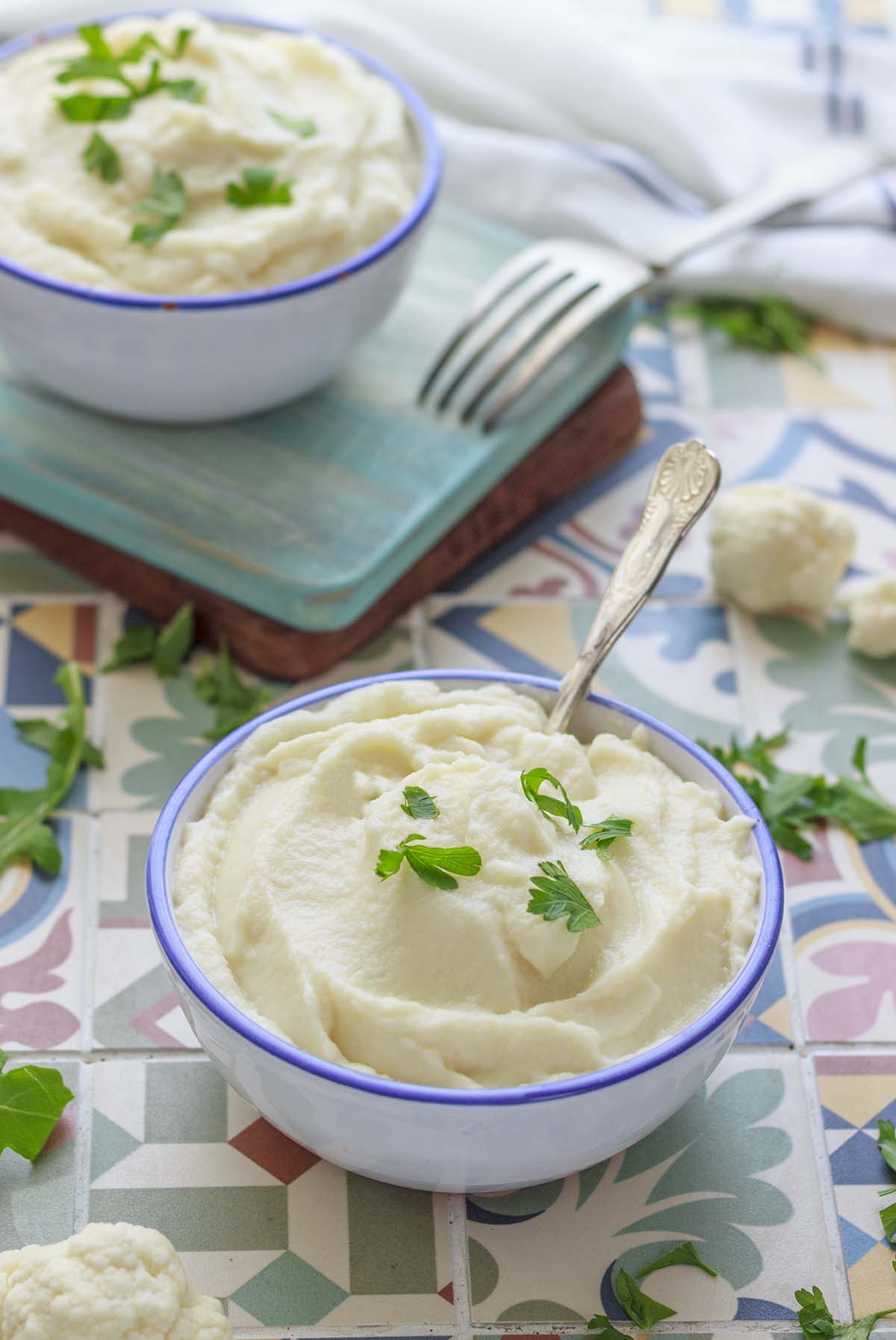 como hacer pure de coliflor