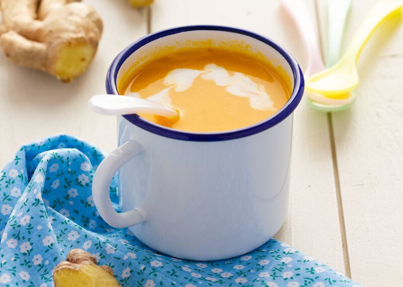 Crema de zanahoria con jengibre y cúrcuma receta