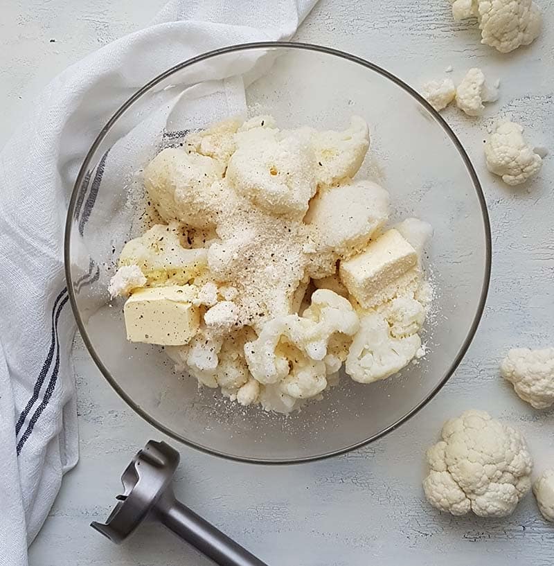 receta pure de coliflor fácil