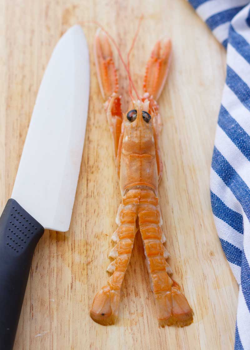 cigalas para plancha