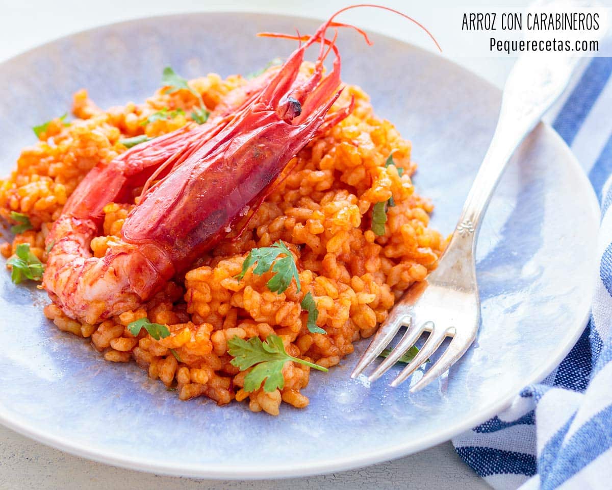 como hacer arroz con carabineros