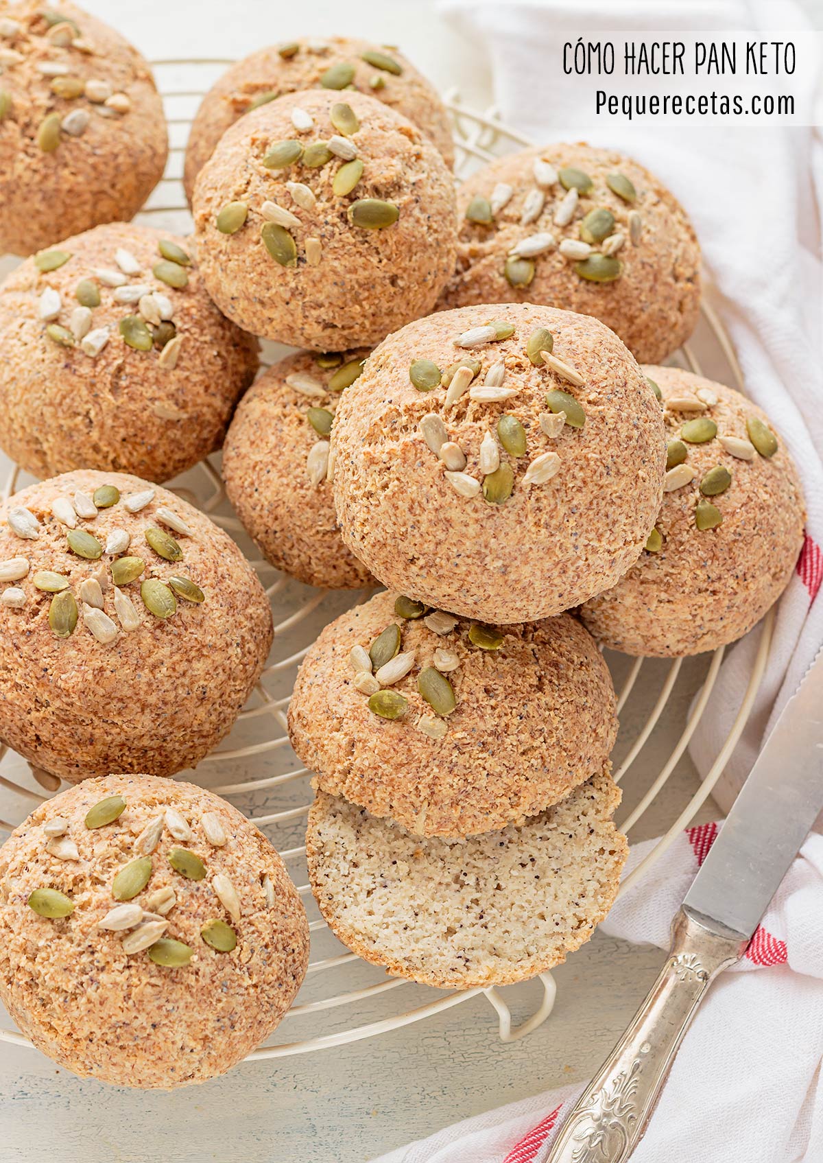 como hacer pan keto