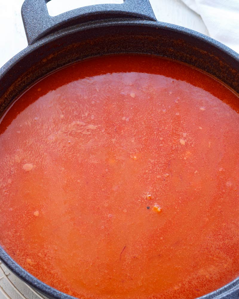 cuanto caldo para arroz de carabineros