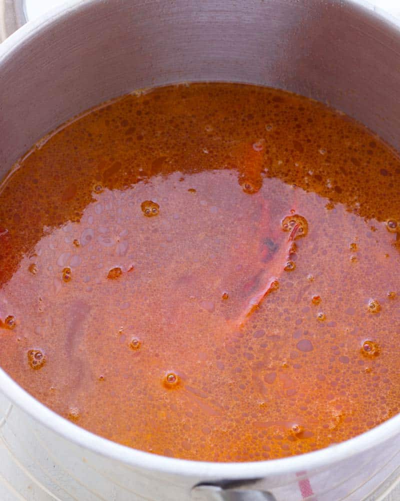 fumet de carabineros receta