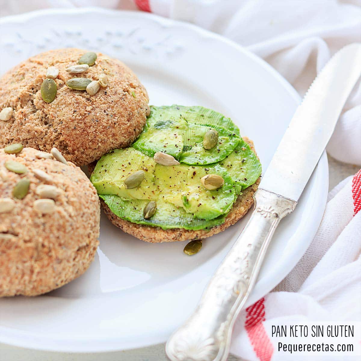 pan keto receta sin gluten