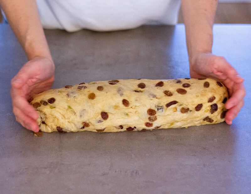 forma stollen - Stollen (receta tradicional de pan de Navidad alemán) Forma del Stollen