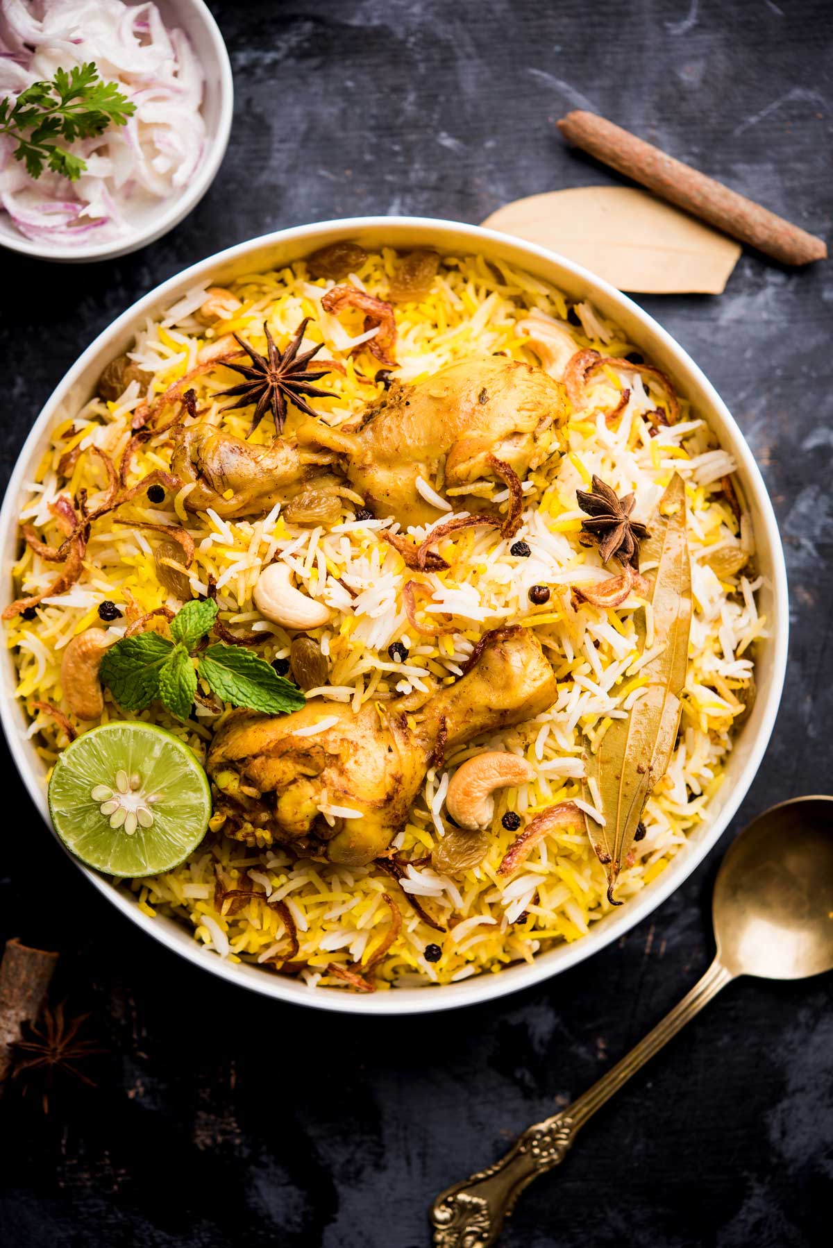 biryani de pollo receta