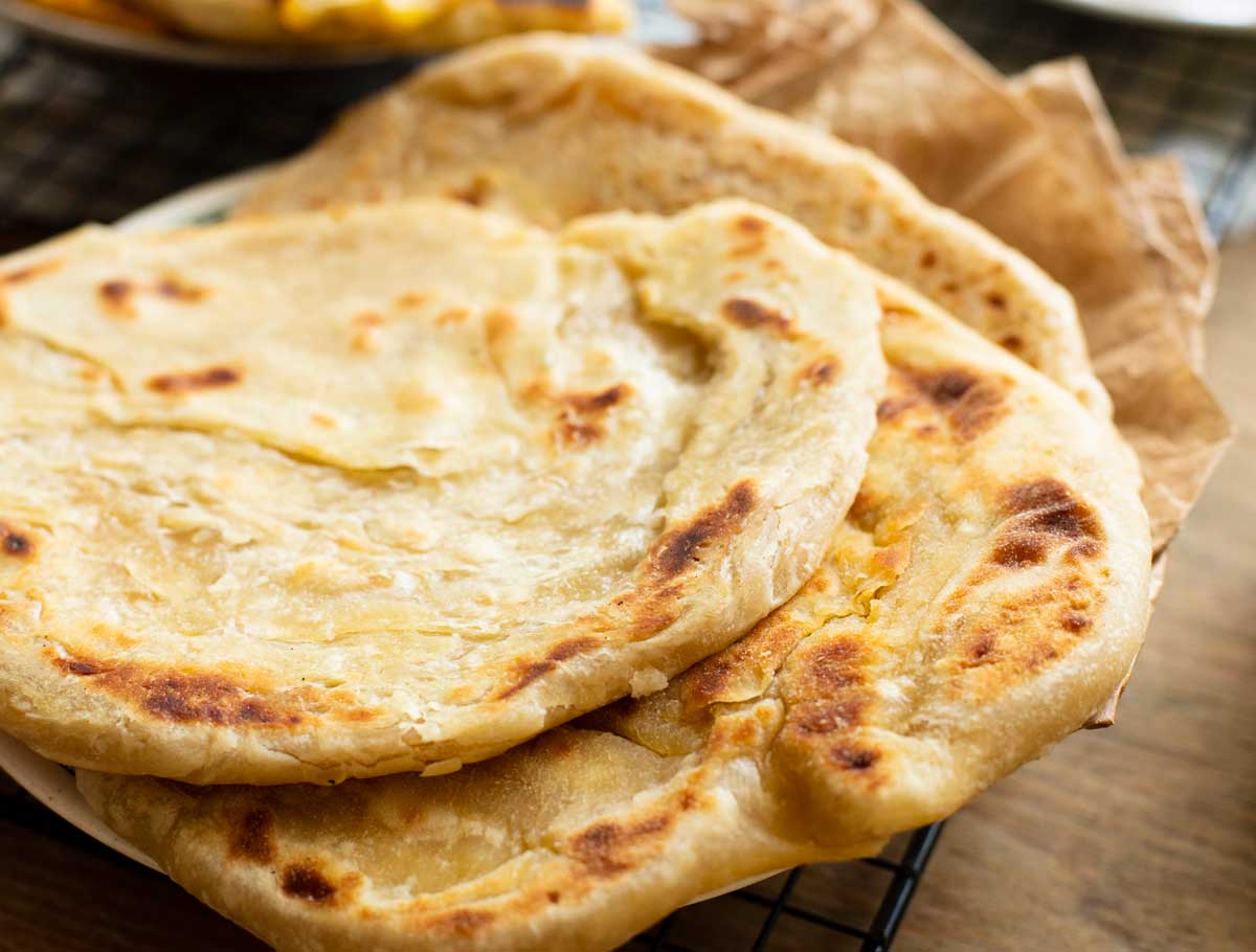 pan naan receta
