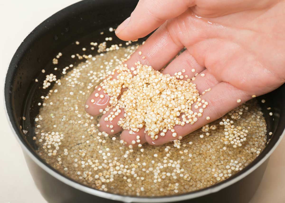como lavar quinoa para cocinar