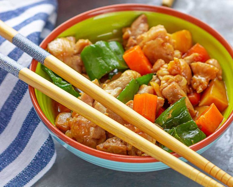 Pollo Gong Bao o Kung Pao (receta china tradicional de Sichuan