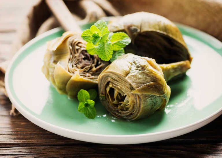 alcachofas a la romana receta