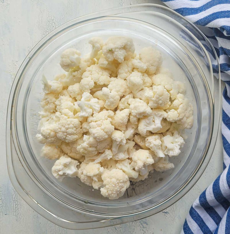 cocer coliflor microondas - Tortilla de coliflor fácil y ligera Cocer coliflor en microondas