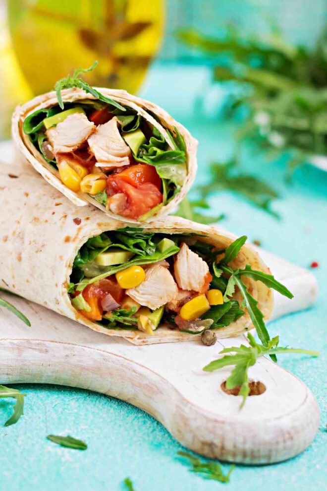 Burritos de pollo mexicanos (2 recetas fáciles) PequeRecetas