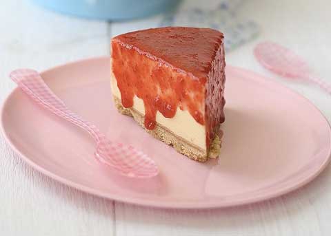 tarta de queso con leche condensada