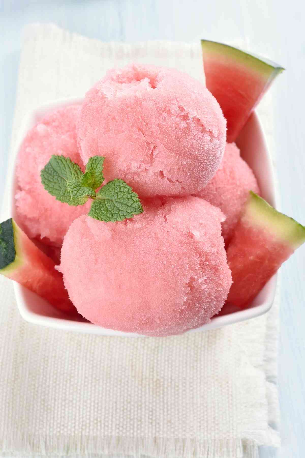 helado de sandia y yogur -