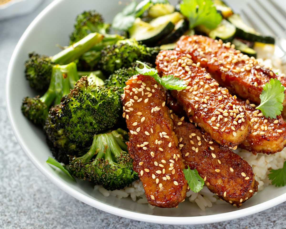 tempeh marinado receta