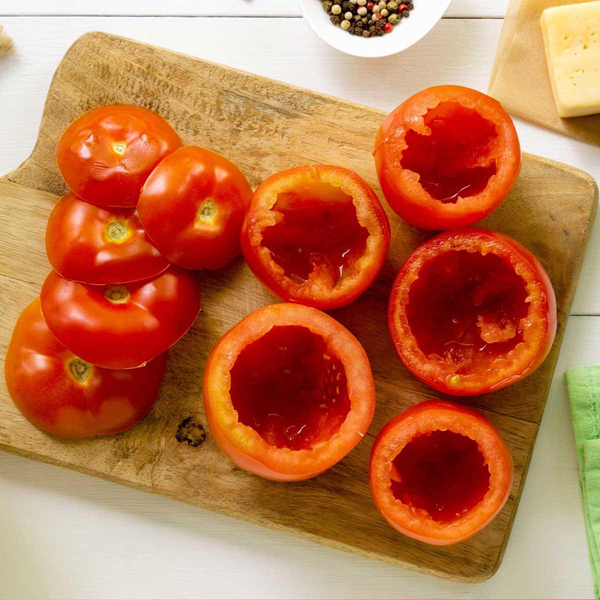 como hacer tomates rellenos