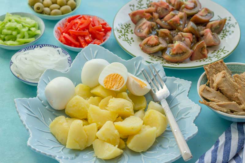 Ingredientes Ensalada Piriñaca