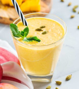 Mango Lassi Bebida Tradicional India Receta