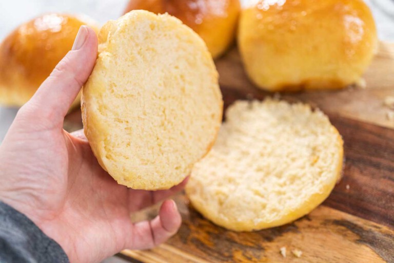 Pan de hamburguesa (cómo hacer pan de brioche para hamburguesas