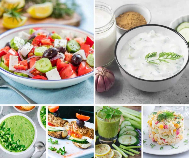 10 recetas con pepino (refrescantes y sanas)