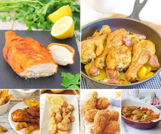 recetas con pollo, comidas y cenas con pollo